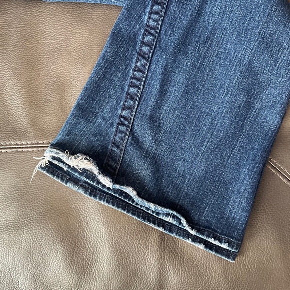 VTG Y2K 70s True Religion Horseshoe Twisted Bell Bottoms Flare Jeans USA Blue 29 - Picture 16 of 16